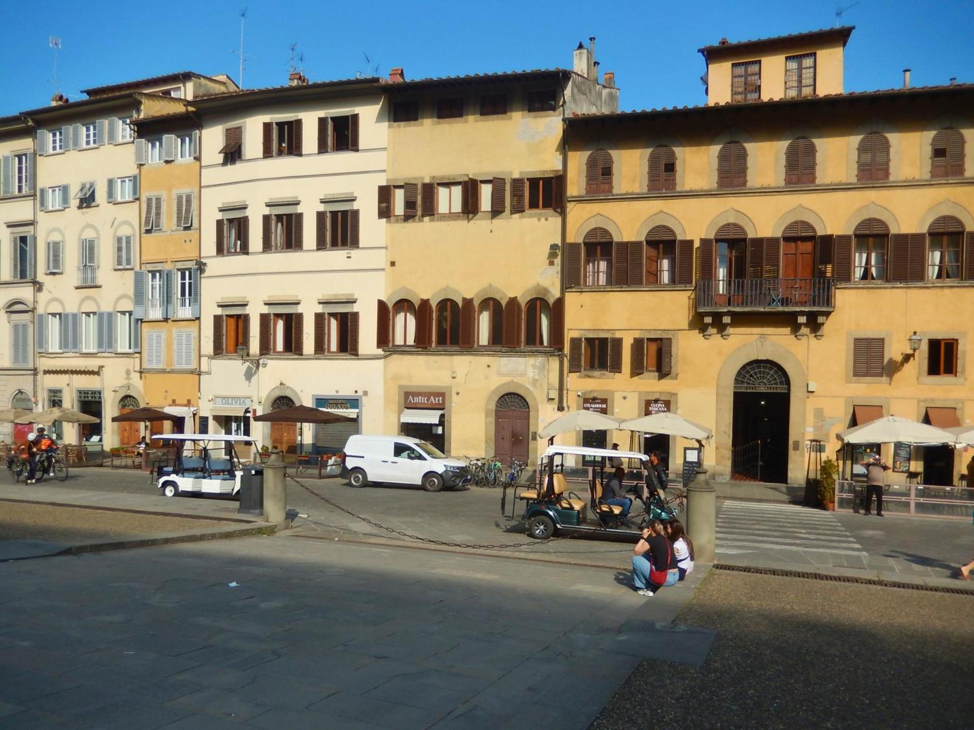 Panoramic View 2 Pitti Palace Close 2Ponte Vecchio Florenz Exterior foto